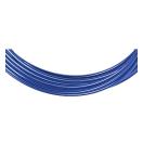 Aluminium wire round, Blue 1mmx5m