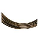 Aluminium wire round, brown 1mmx5m