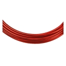 Aluminium wire round, red 2mmx5m