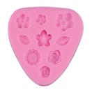 Silicone Mold 10,7x7,3x1,7cm little flowers