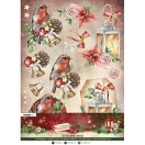 Paper Set 3D Cutting sheets Magical Christmas nr.33