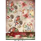 Paper Set 3D Cutting sheets Magical Christmas nr.33