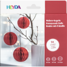 Honeycomb Ball  set, red