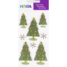 Stickers "Christmas trees 7.5 x 16.5