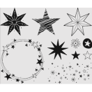 Stamp Set "Stars" 12 x 10 x 3 cm