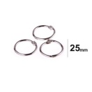 Book Ring D-25mm/ 6pcs metal