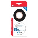 Double Side Foam Tape 19mmx2.3m, 2 rolls