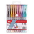 Coloured Metallic ballpoint pen set 10pcs