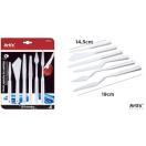 Plastic spatulas 6pcs