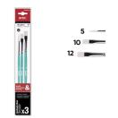 Synthetic Brush set, 3pcs