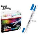 Dual tip Brush pen set 36pcs