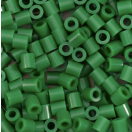 Fuse Beads, size 5x5 mm, hole size 2,5 mm, medium, med.green, 1100 pc/ 1 pack