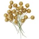 Artificial Berries, 24pcs, gold