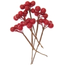 Artificial Berries, 6 bunces, red