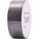 Tape glitter black 