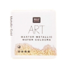 ART Master watercolour metallic, Gold 1/2 pans
