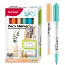 Deco marker set 6pcs pastel colours