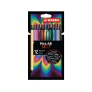 Stabilo pen 68 ARTY set, 12 colors