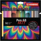 Stabilo pen 68 ARTY set, 24 colors