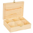 Wooden tea box 21 x 16 x 7.1cm