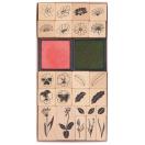 Stamp set Futschikato, Flowers 24+2pcs