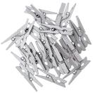 Mini Clothes peg 30x4mm 24pcs/ silver