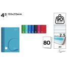 Spiraalkaustik 155x215 mm, abijoon, 80 lehte, assortii