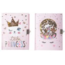 Märkmik 178x130mm, lukustatav + nähtmatu pliiats, assortii 1tk