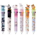 Multicolor ballpoint pen 10-colour, 0.7mm