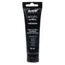 High-density satin acrylic paint 35ml/ black