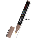 Acrylic marker Artix brown