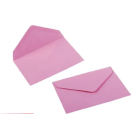 Envelopes 140x90mm, 12pcs/ pink