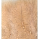 Feathers marabou, 15pcs/ beige
