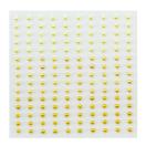 Self-Adhesive Pearls 3mm, 150pcs, yellow-gold