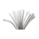 Pipe Cleaners, thickness 9 mm, white, 25pcs
