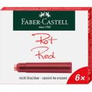 Tindipadrunid sulepeale Faber-Castell punane 6tk