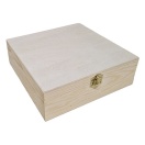 Puidust karp 19.6x19.6x6.5cm
