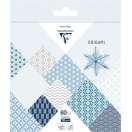 Origami paber 10x10, 15x15, 20x20cm, 60tk/ Talv