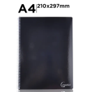 Spiraalkaustik A4, ruut, 80 lehte