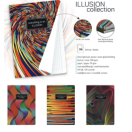Kaustik A5 Illusion, 23 joont, 32l, assortii