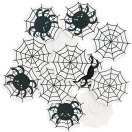 WOODEN STICKER Spider Web,12pcs