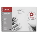 Joonestusplokk 33x23cm 130gr, 20l, spiraal