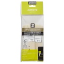 Set of 2 spalters, white bristle