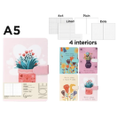Notebook A5, hard cover, 80sheets,