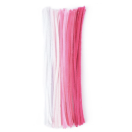 Pipe Cleaners, thickness 6 mm, pink assort, 50pcs