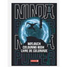 Värviraamat Ninja + kleepsud