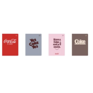 Kaustik A5 60 lehte, joon, Coca-Cola Hybrid assortii