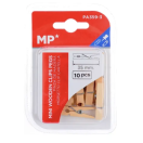 MINI WOODEN CLOTHES PINS 35mm, 10pcs