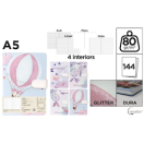 Notebook A5, hard cover, 80sheets,