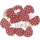 Puidust kleepsud, Seened 12tk 23 x 30 mm